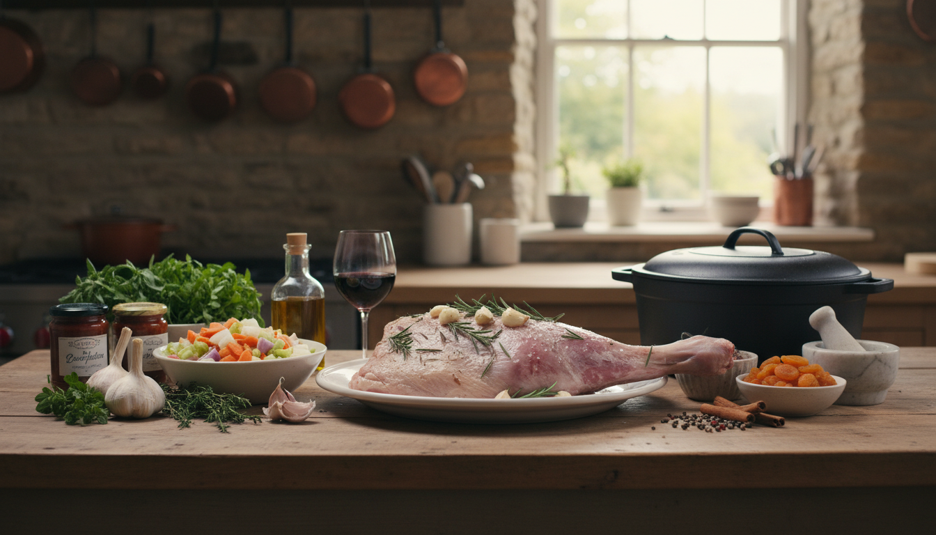 découvrez ce gigot mijoté pendant 7 heures, tendre et savoureux, parfait pour régaler toute votre famille avec douceur et goût.