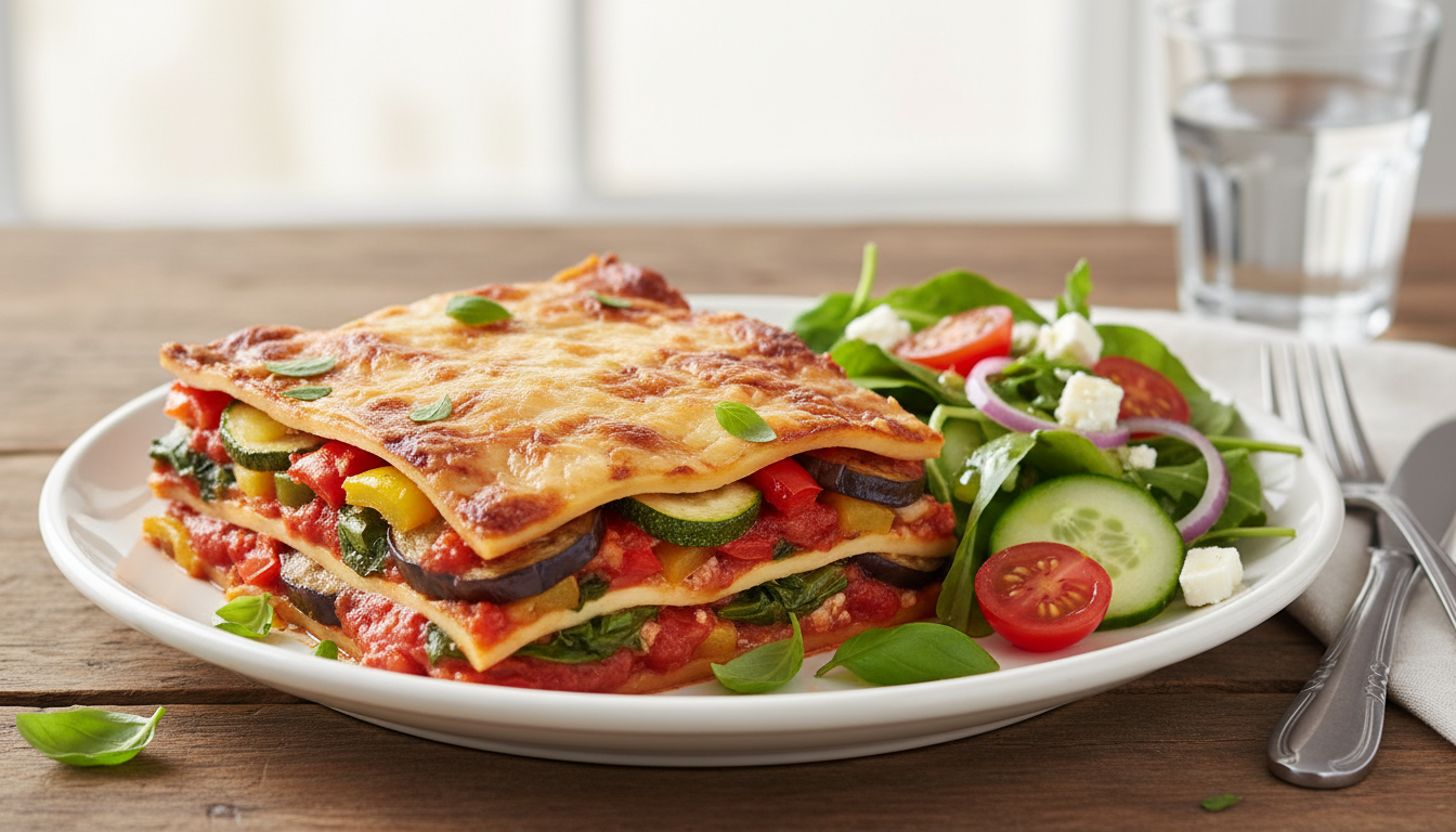 découvrez une lasagne originale avec un ingrédient secret qui vous séduira dès la première bouchée, alliant saveurs uniques et surprise gourmande.