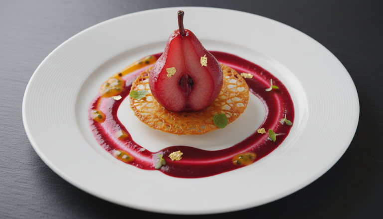 découvrez le challenge surprenant du champion de france du dessert 2026 : un candidat éblouit le jury avec une poire revisitée et une sauce comestible originale.