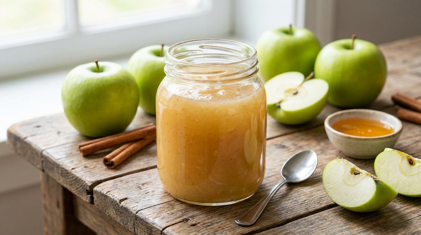 découvrez une recette légère et savoureuse de compote de pommes à boire, idéale pour une pause santé pleine de fraîcheur et de douceur naturelle.