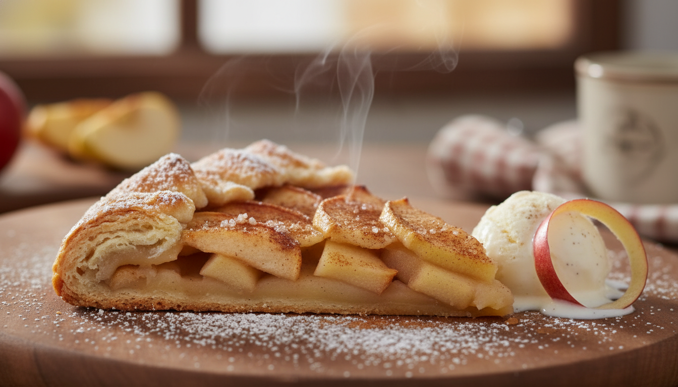 découvrez la galette aux pommes au cœur fondant, une alternative délicieuse qui fait oublier la traditionnelle frangipane. une douceur irrésistible à savourer en toute saison.