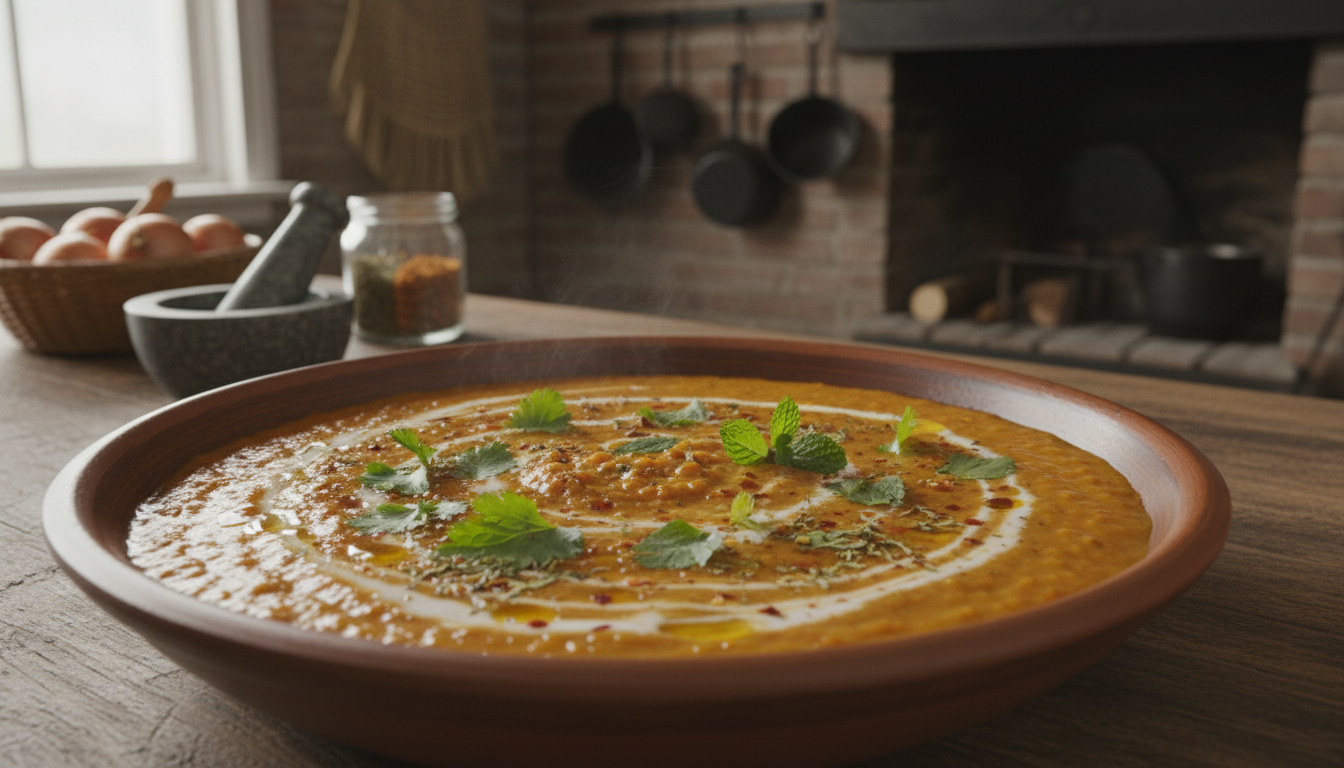 savourez ce dahl de lentilles corail au lait de coco, un plat rapide et délicieux qui éveillera vos papilles et apportera douceur et exotisme à vos repas.