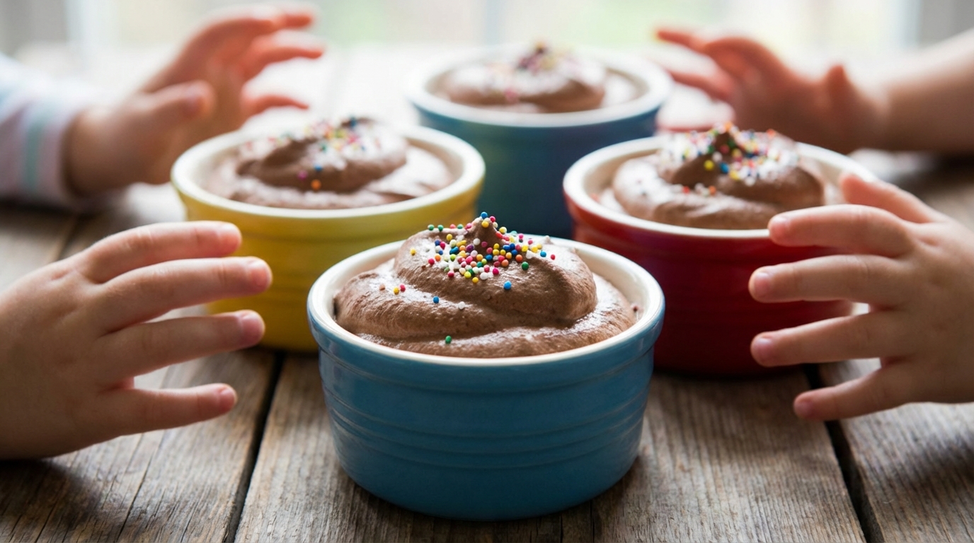 découvrez comment préparer une mousse au chocolat légère et facile avec vos enfants, pour un moment gourmand et convivial en famille.