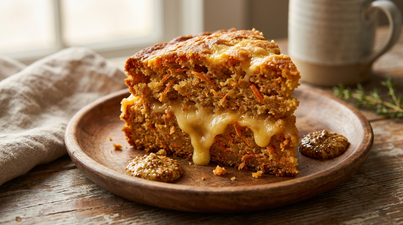 découvrez notre recette de cake moelleux aux carottes, relevé par une moutarde piquante et enrichi de fromage fondant, un délice salé parfait pour vos apéritifs et repas gourmands.