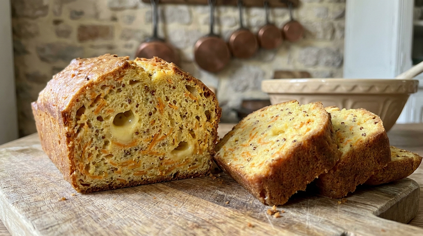 découvrez notre cake moelleux aux carottes, relevé par une moutarde piquante et enrichi de fromage fondant, une recette salée gourmande et facile à réaliser pour toutes vos envies.