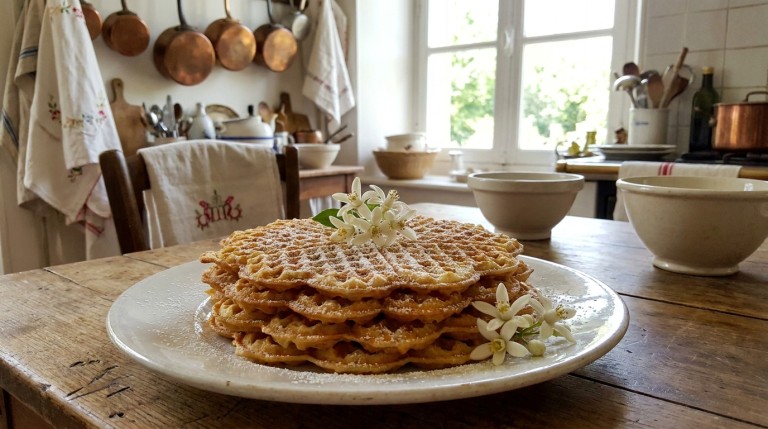 découvrez une recette simple et gourmande de gaufres légères parfumées à la fleur d’oranger, parfaites pour des moments de plaisir délicatement aromatisés.