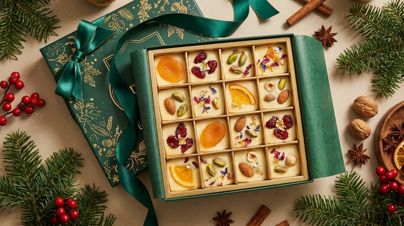 découvrez délices légers, une gourmandise subtile qui marie la douceur du chocolat blanc à la richesse des fruits secs pour un plaisir sain et savoureux.