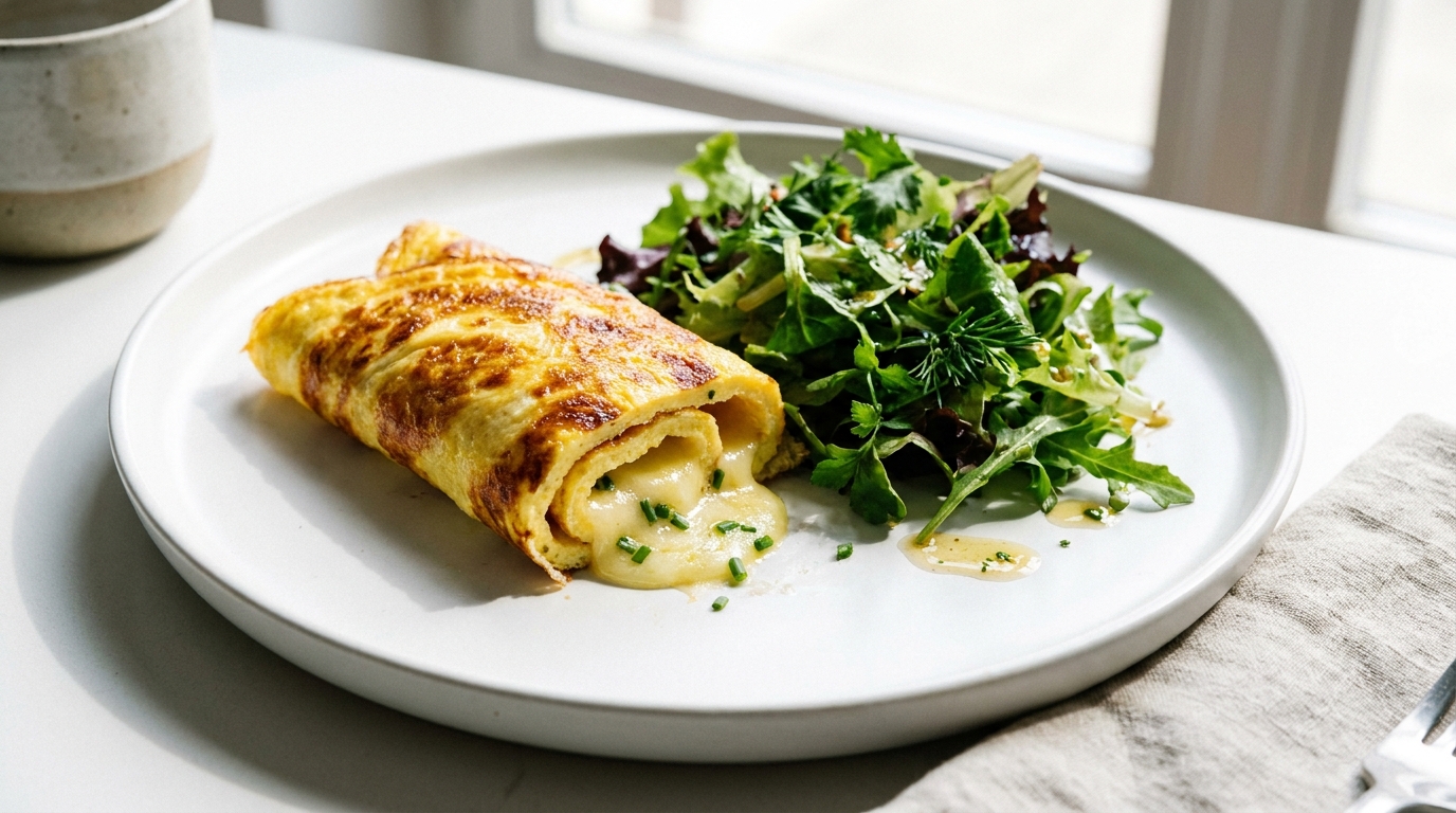 découvrez notre recette facile d'omelette roulée légère au fromage, parfaite pour un repas savoureux, nutritif et léger. idéal pour une cuisine rapide et gourmande !