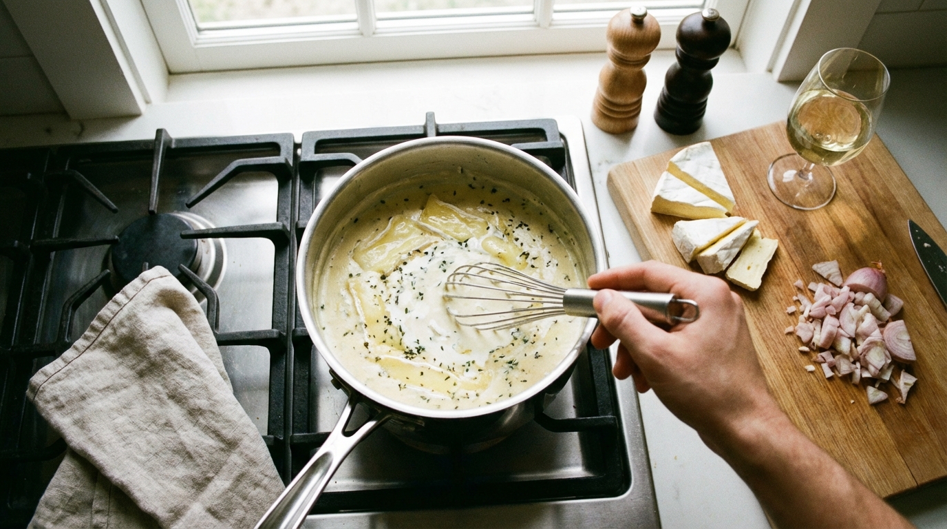découvrez une délicieuse sauce au brie légère, sans crème fraîche, riche en saveurs pour sublimer vos plats avec gourmandise et simplicité.