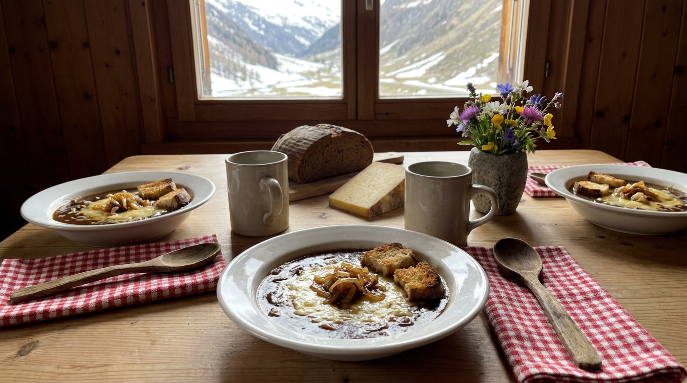 découvrez une recette traditionnelle suisse simplifiée de soupe légère à la farine, délicieuse et facile à préparer pour un repas sain et savoureux.