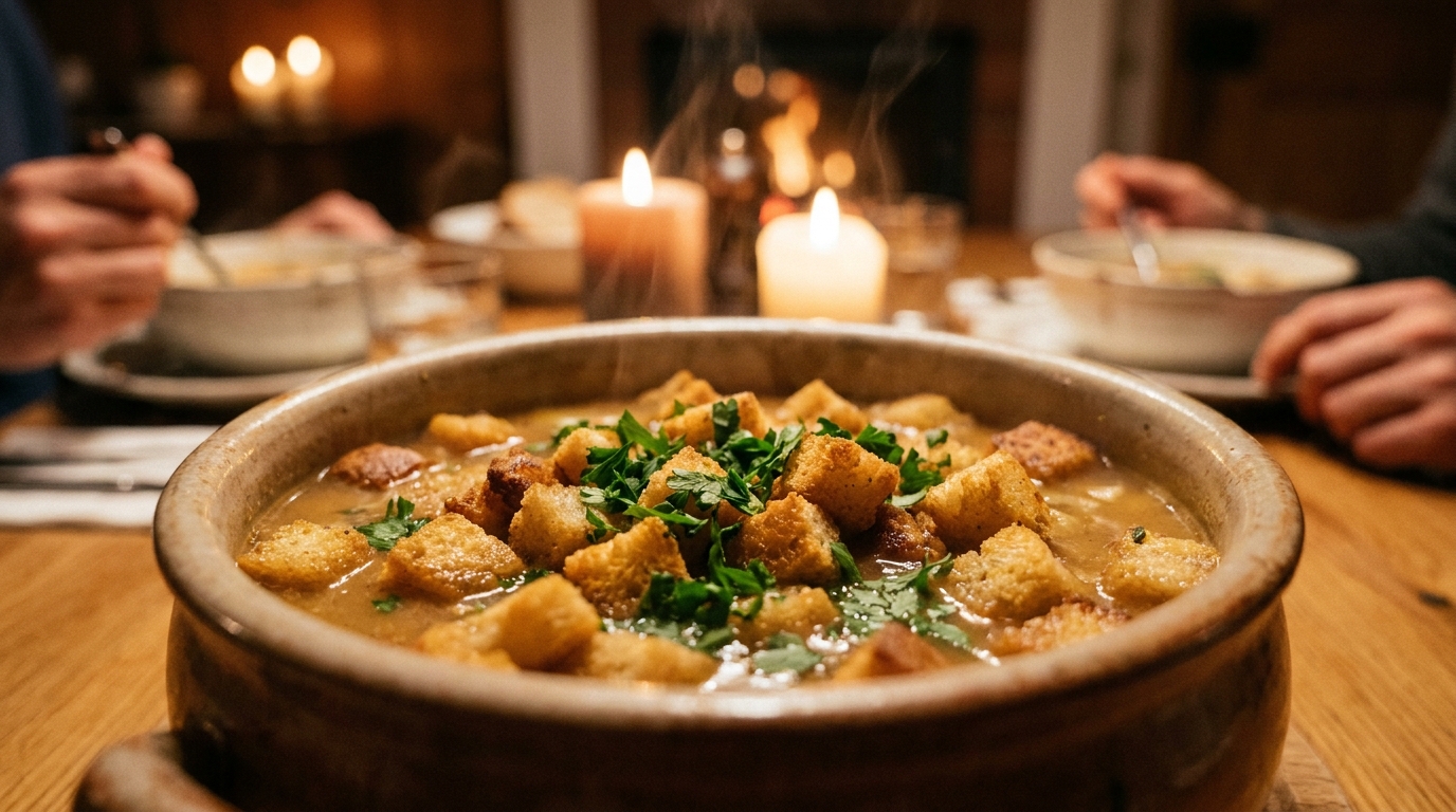 découvrez une recette simplifiée de la traditionnelle soupe suisse à la farine, légère et délicieuse, parfaite pour un repas chaleureux et authentique.