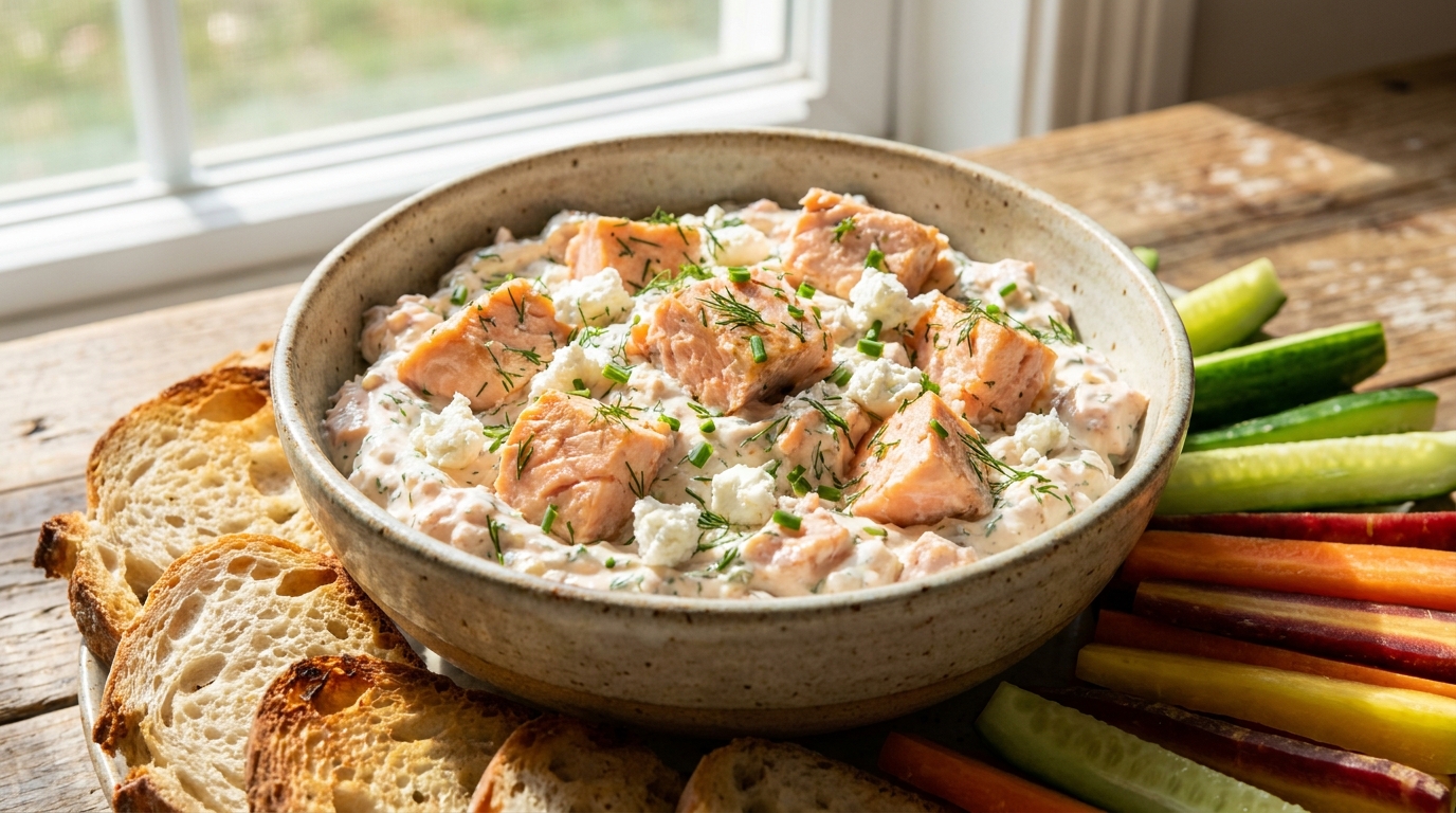 découvrez notre recette facile et gourmande de dip au saumon frais et fromage de chèvre, parfaite pour vos apéritifs et moments conviviaux.