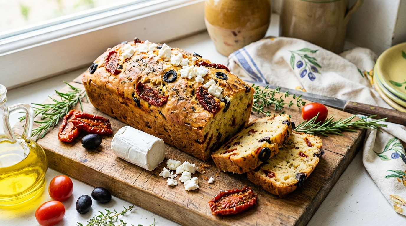découvrez notre recette incontournable de cake provençal au chèvre frais, un délice savoureux alliant goût et simplicité pour vos repas et apéritifs.