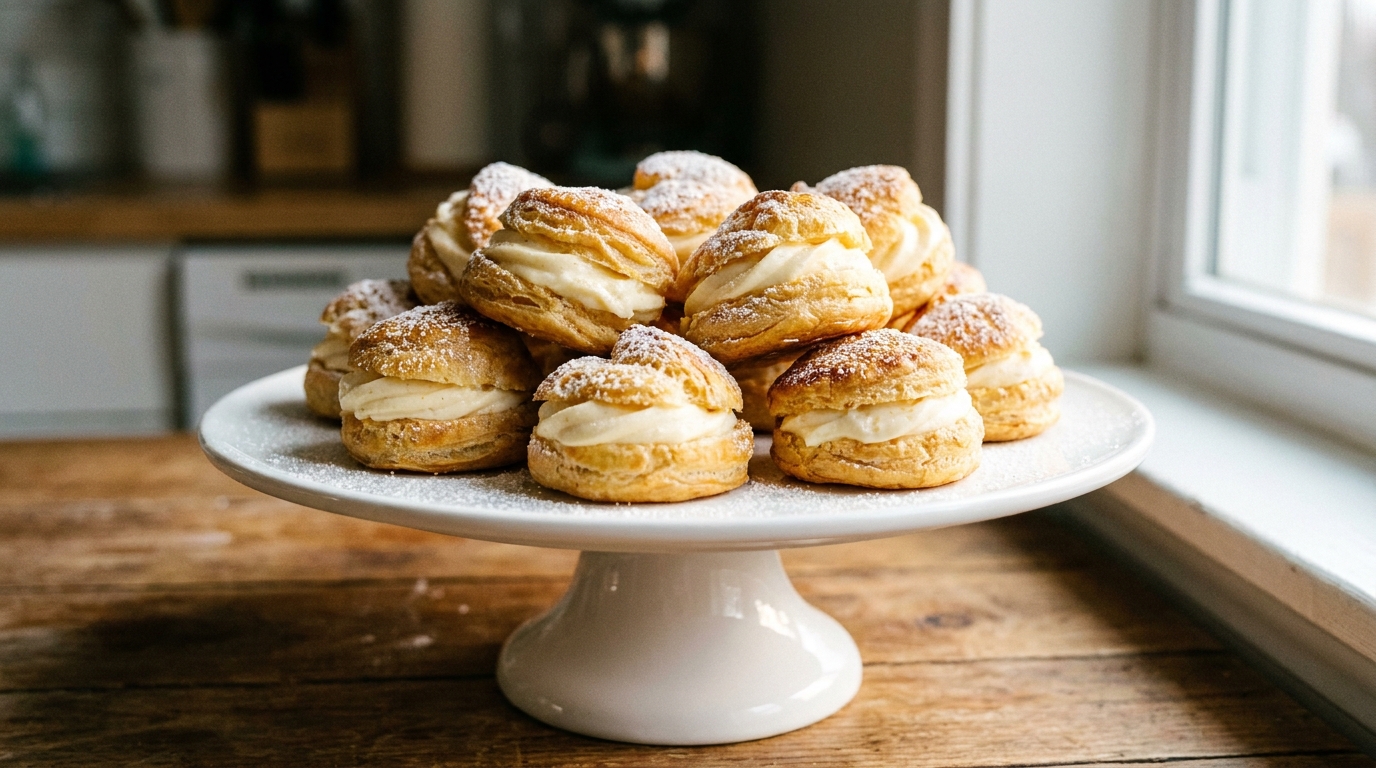 découvrez notre recette simple et gourmande de chou à la crème légère, parfaite pour une douceur délicieuse à savourer en toute occasion.