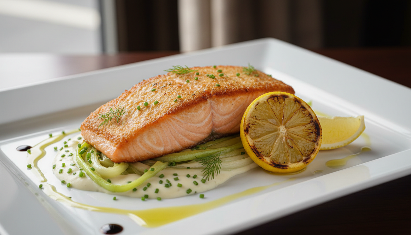 découvrez nos astuces pour réussir une fondue de poireaux tendre et un pavé de saumon délicatement nacré grâce à une cuisson douce et savoureuse.