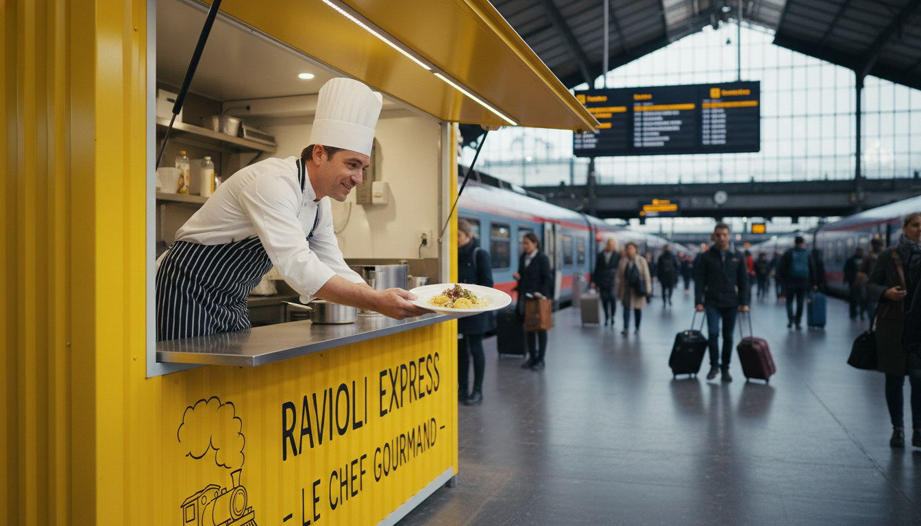 découvrez la raviole gastronomique exclusive de philippe etchebest, désormais disponible sur le parvis de la gare saint-jean à bordeaux. une expérience culinaire unique vous attend.