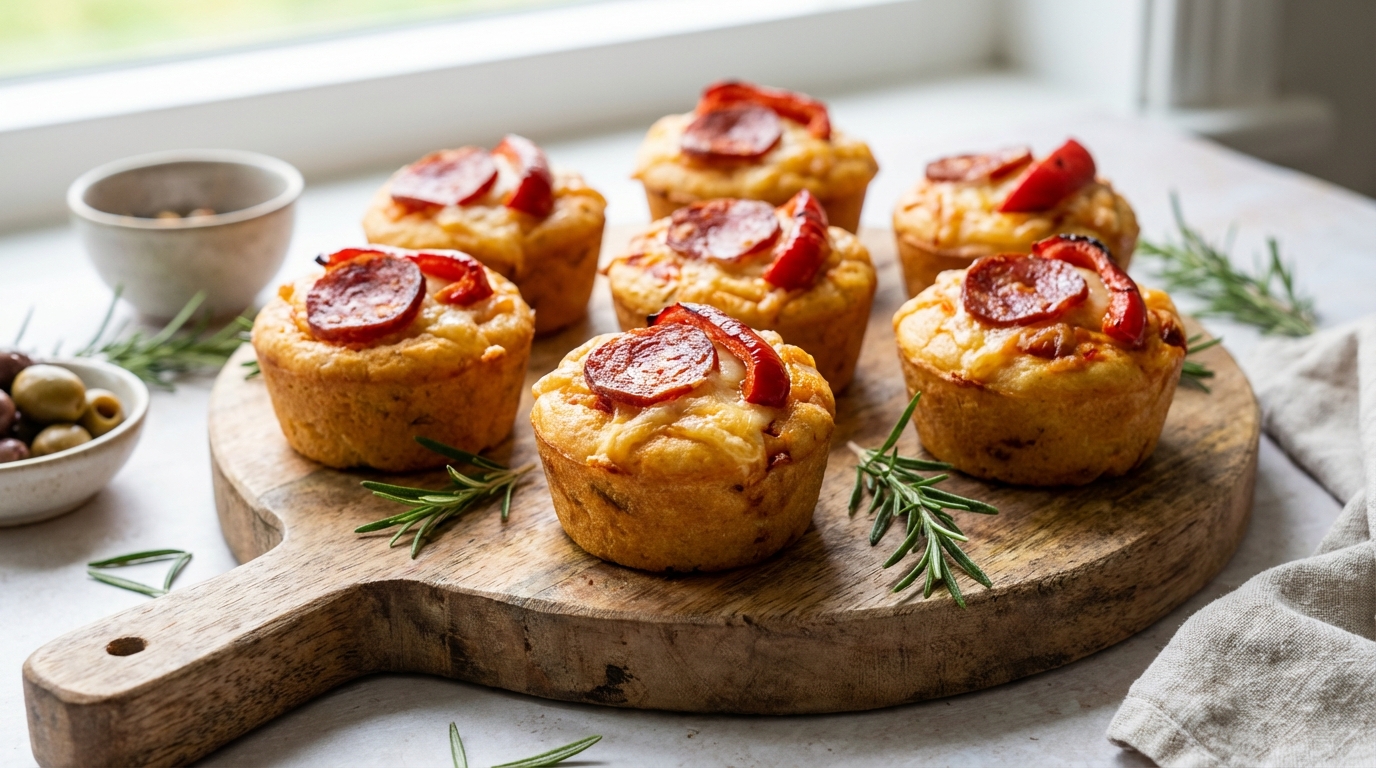 découvrez nos mini-cakes savoureux au chorizo, poivron frais et fromage fondant, une délicieuse recette facile à préparer pour toutes vos occasions.