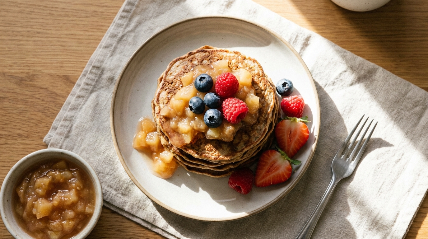 découvrez notre recette simple de pancakes gourmands et légers, pour un petit-déjeuner sain et savoureux qui ravira toute la famille.