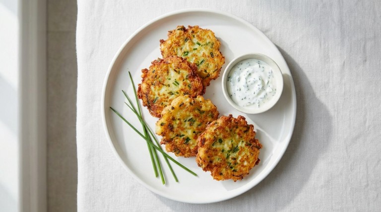 découvrez une recette simple et légère de galettes de pommes de terre à la ciboulette, idéale pour un repas savoureux et facile à préparer.