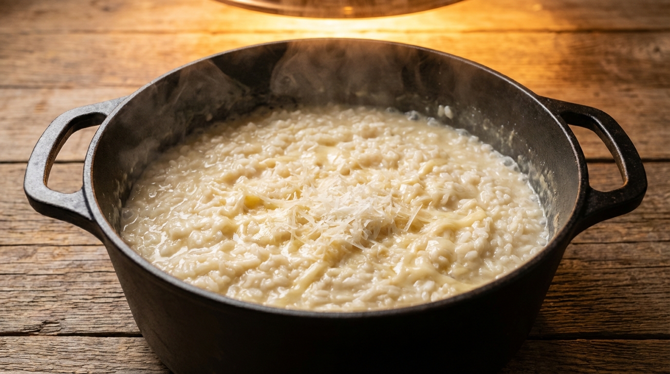 découvrez notre recette facile de risotto crémeux au fromage frais, un plat savoureux et réconfortant parfait pour toutes les occasions. idéal pour un repas gourmand et rapide à préparer.