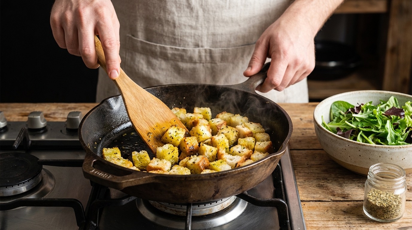 découvrez notre salade césar revisitée, où le fromage bleu fondant rencontre le croquant inattendu pour une explosion de saveurs surprenante.