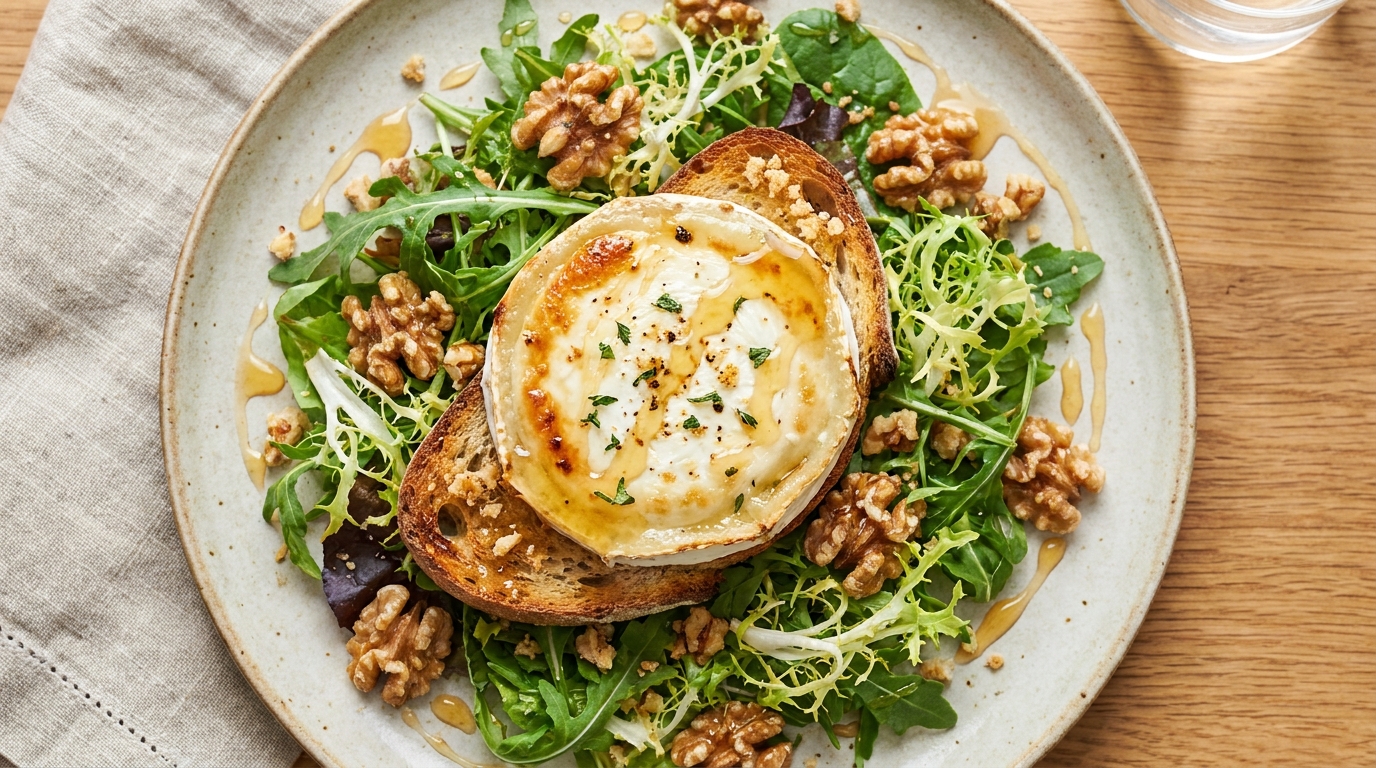 découvrez notre recette facile et rapide de salade de chèvre chaud, alliant saveurs gourmandes et fraîcheur pour un repas équilibré et délicieux.