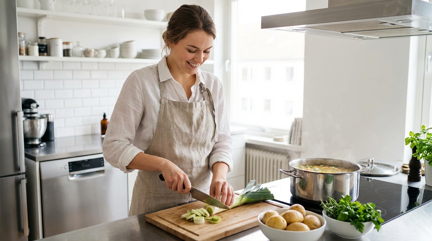 découvrez une recette saine et savoureuse de soupe légère aux poireaux et pommes de terre, idéale pour un repas réconfortant et équilibré.