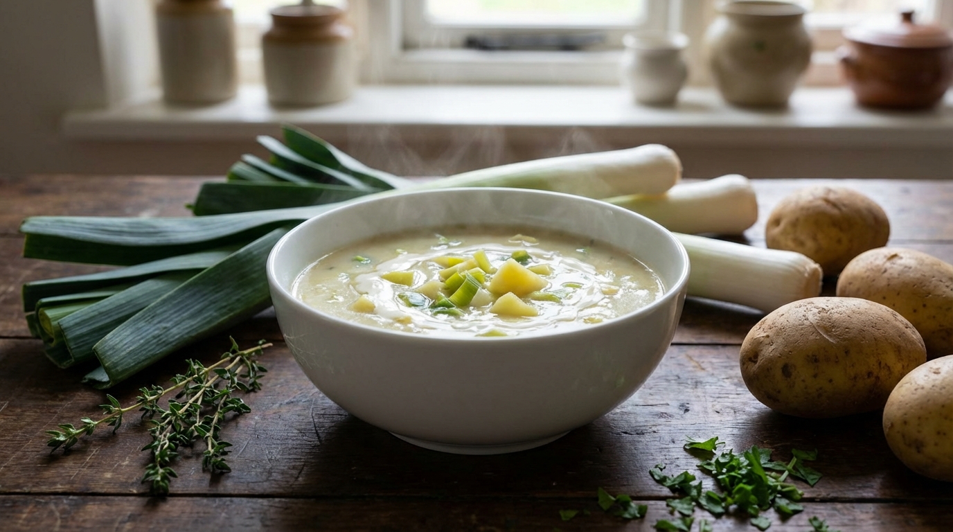 découvrez notre recette de soupe légère aux poireaux et pommes de terre, parfaite pour un repas sain et savoureux à partager en toute simplicité.