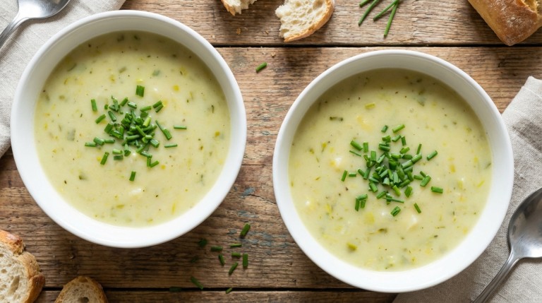 découvrez notre recette saine et savoureuse de soupe légère aux poireaux et pommes de terre, parfaite pour un repas réconfortant et équilibré.