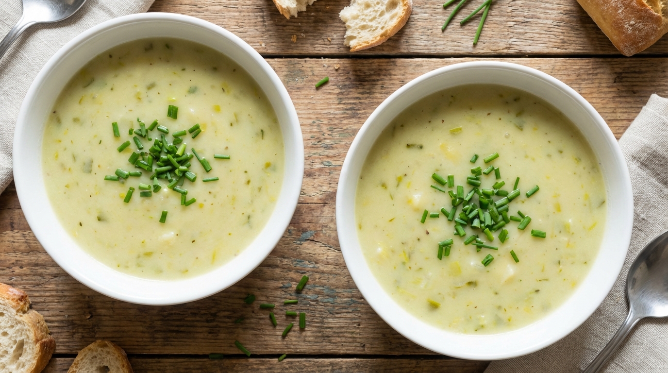 découvrez notre recette saine et savoureuse de soupe légère aux poireaux et pommes de terre, parfaite pour un repas réconfortant et équilibré.