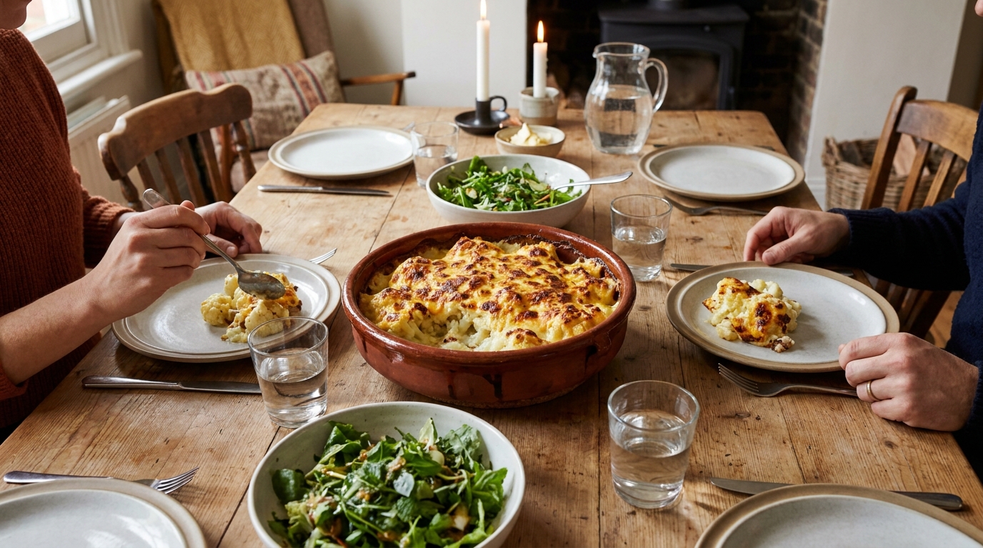 découvrez notre recette de chou-fleur gratiné à la béchamel légère, un plat familial classique revisité pour allier saveurs et légèreté. facile à préparer et délicieux, parfait pour toute la famille.