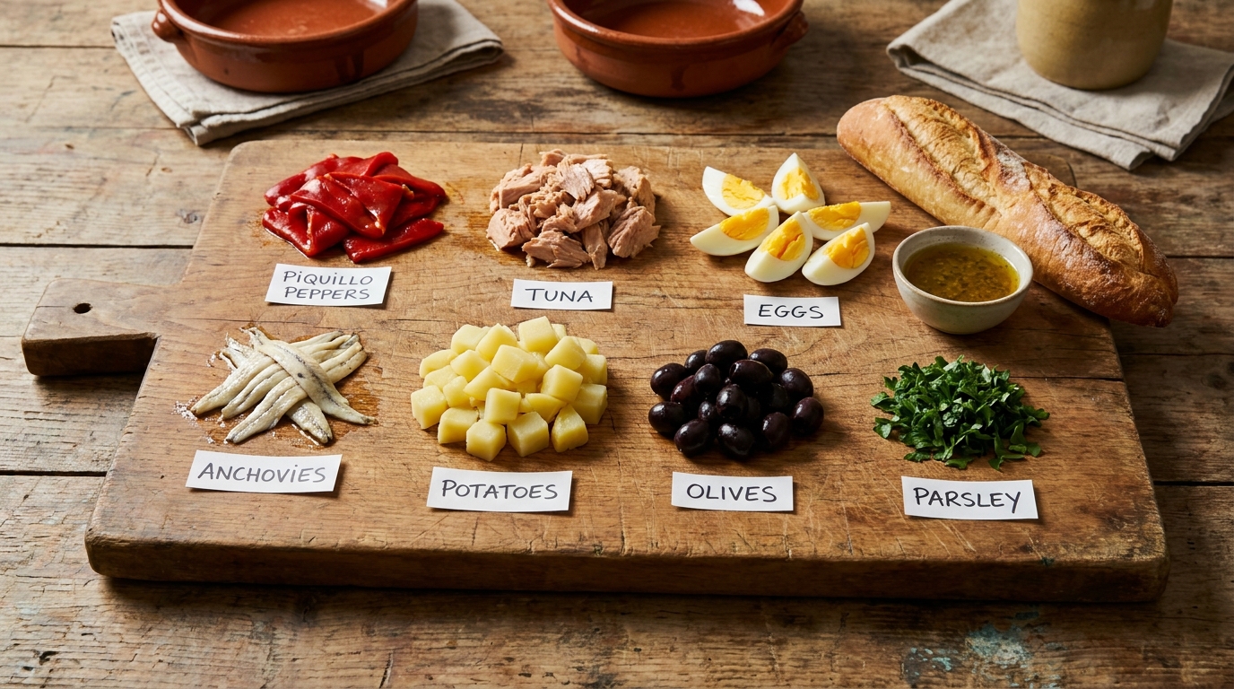 découvrez notre recette authentique de salade basque au fromage de brebis, pleine de saveurs traditionnelles et fraîcheur estivale pour un repas gourmand et sain.