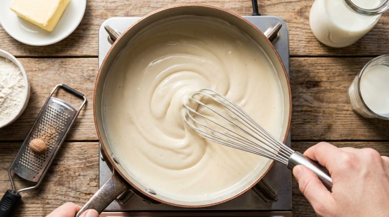 savourez nos délicates boulettes de viande, nappées d'une béchamel légère et gratinées au gruyère fondant pour un plat gourmand et réconfortant.