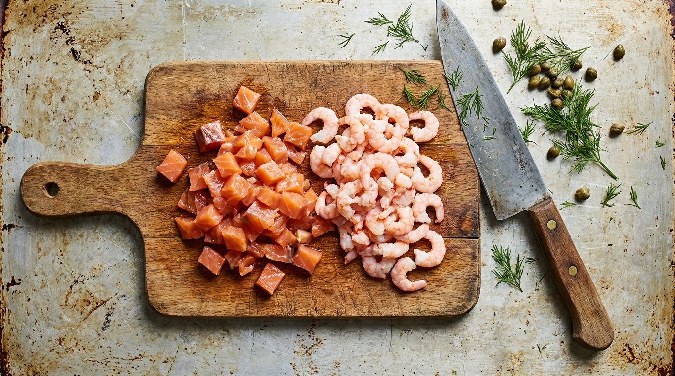 découvrez notre recette gourmande et facile de délice en verrines alliant saumon fumé, crevettes et fromage frais, parfaite pour vos apéritifs et repas raffinés.