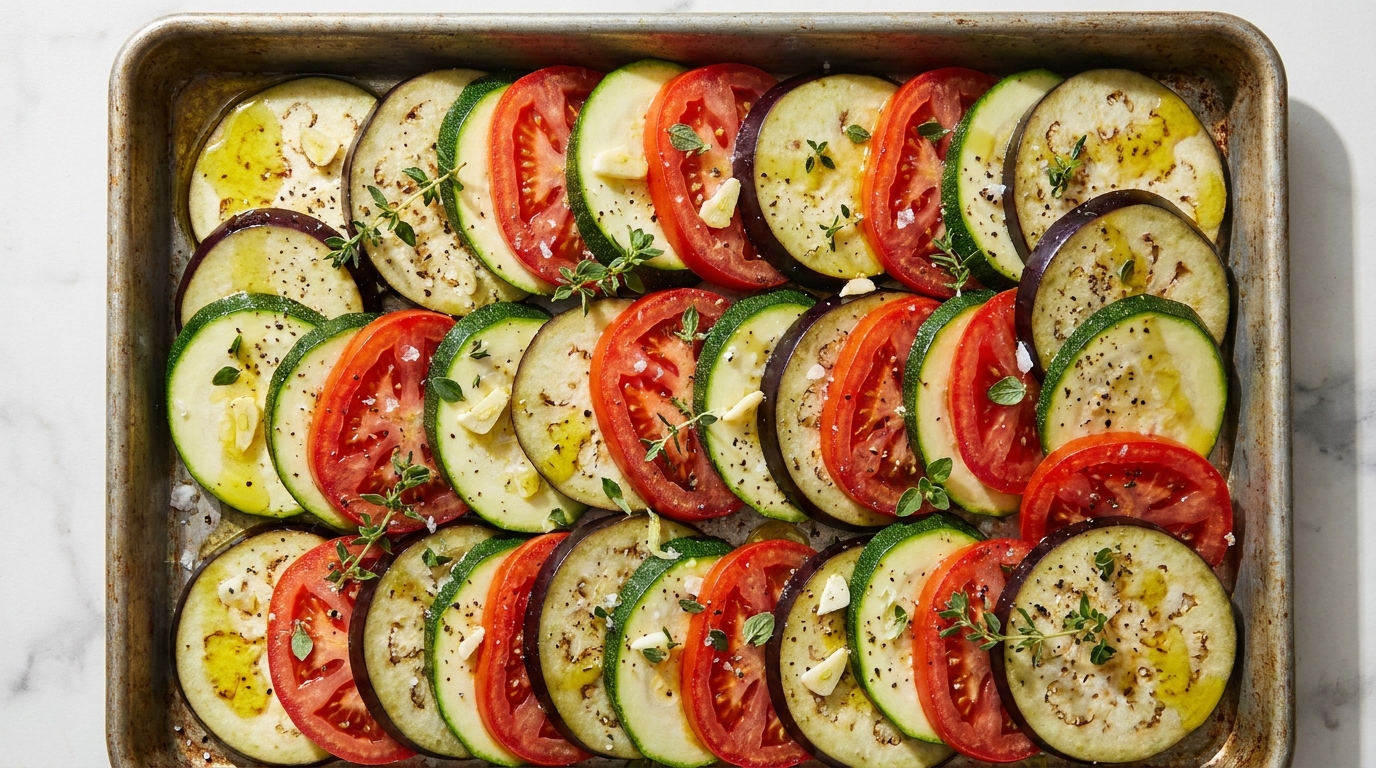 découvrez une recette savoureuse de millefeuille aux légumes croquants et au chèvre frais, parfaite pour un plat frais et gourmand.