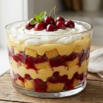 découvrez une recette gourmande et facile de trifle aux cerises en sirop léger, un dessert fruité et rafraîchissant parfait pour toutes les occasions.