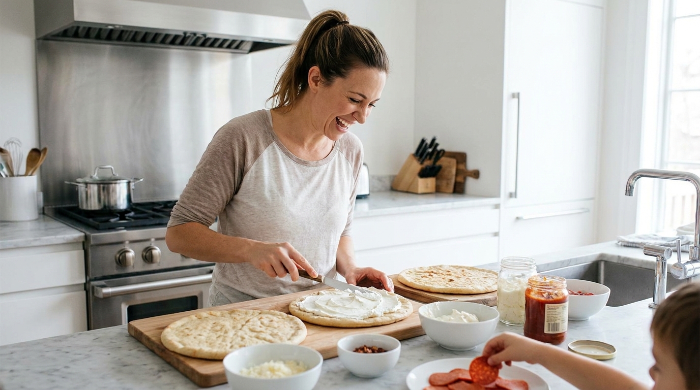 découvrez nos délicieuses pizzas rapides garnies de fromage frais crémeux, tomates juteuses et éclats de pistache croquants pour une explosion de saveurs authentiques.