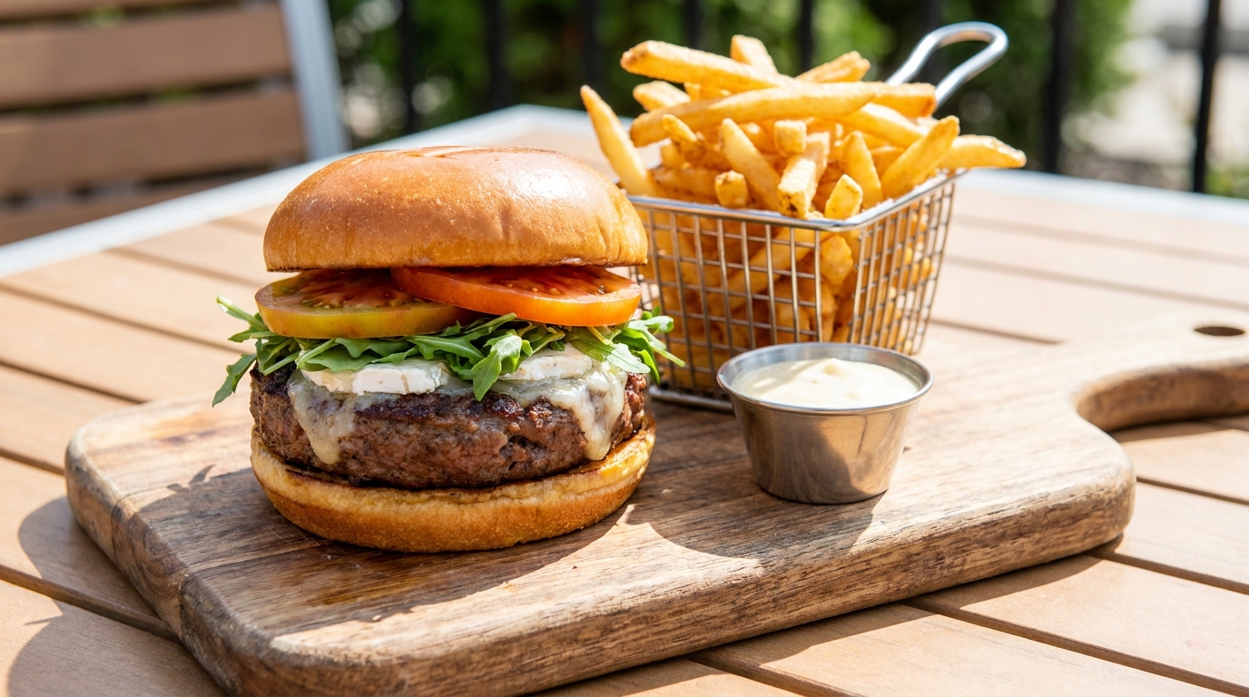 découvrez notre recette facile et rapide pour un burger fondant au fromage de chèvre, un délice savoureux qui ravira vos papilles à coup sûr.