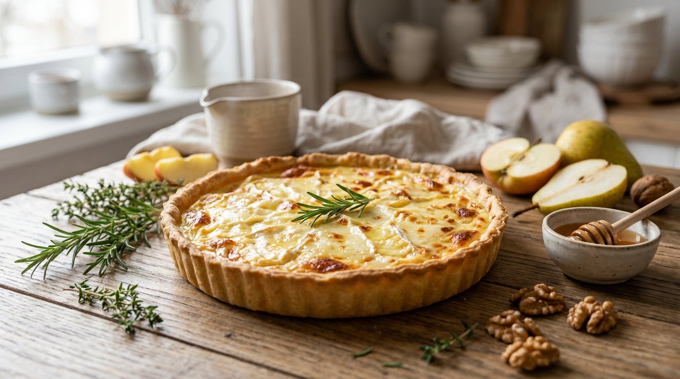 découvrez notre recette gourmande de tarte au camembert, savoureuse et facile à préparer, parfaite pour régaler vos invités à chaque occasion.