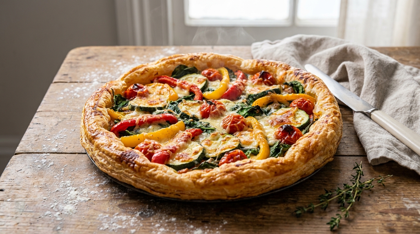 découvrez notre recette simple et gourmande de tarte aux légumes et fromage, parfaite pour un repas savoureux à essayer sans tarder.