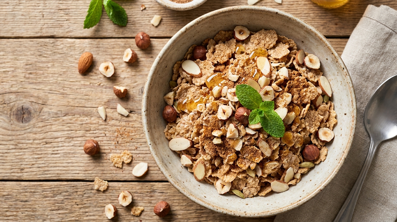 savourez nos croquettes de poulet légères et croustillantes, enrichies aux céréales spécial k, noisettes et amandes pour un goût unique et gourmand.