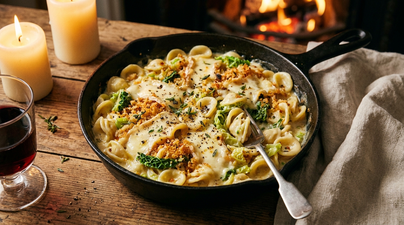 découvrez notre recette savoureuse de pâtes au chou vert et fromage fondant, un plat simple et gourmand à préparer rapidement pour régaler toute la famille.
