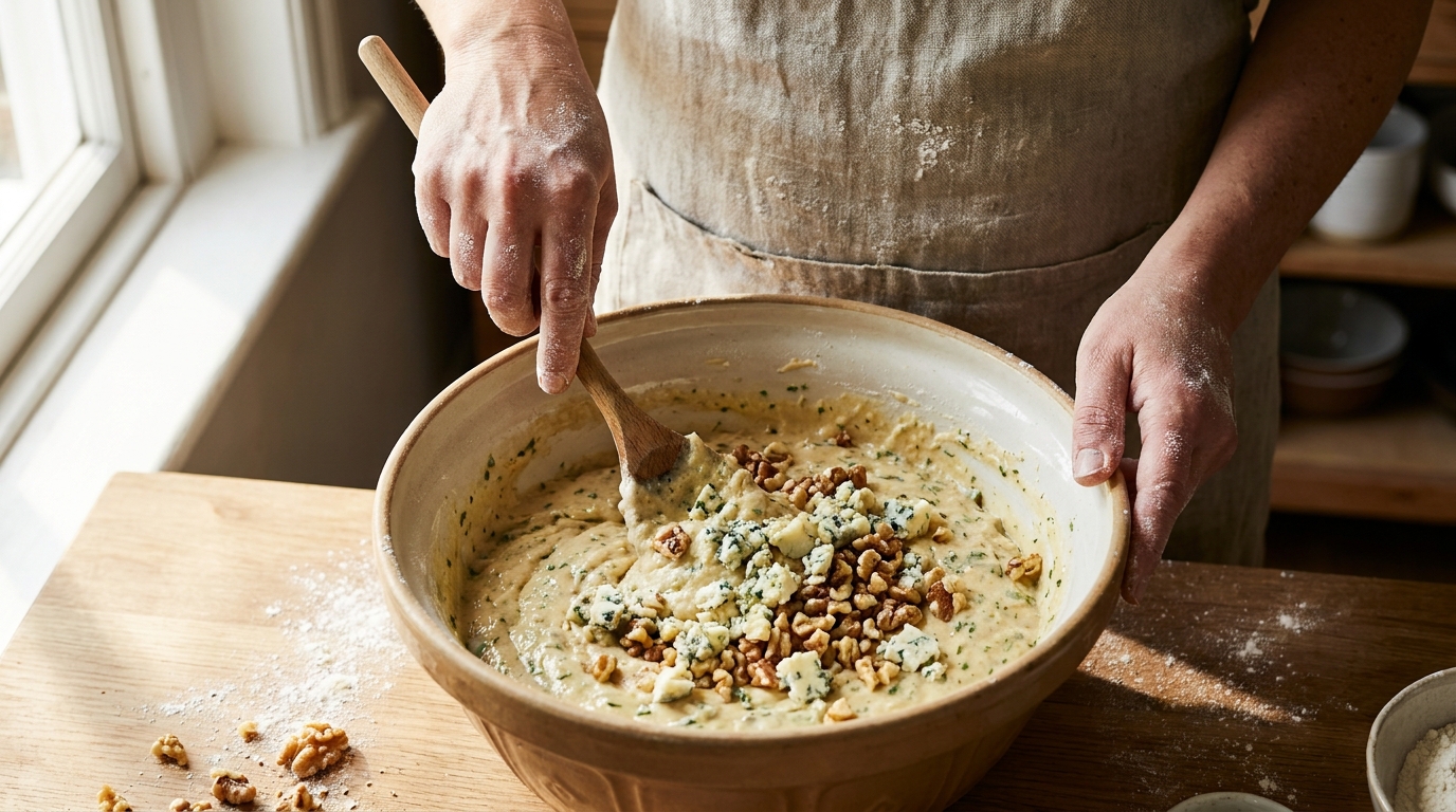 découvrez notre recette simple et gourmande de cake moelleux au roquefort et aux noix, parfaite pour un apéritif original et savoureux.