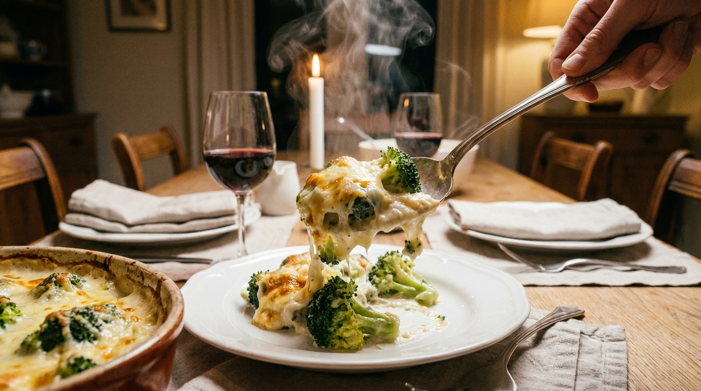 découvrez notre recette facile et gourmande de gratin de brocolis onctueux au fromage frais, parfaite pour un repas savoureux et réconfortant.