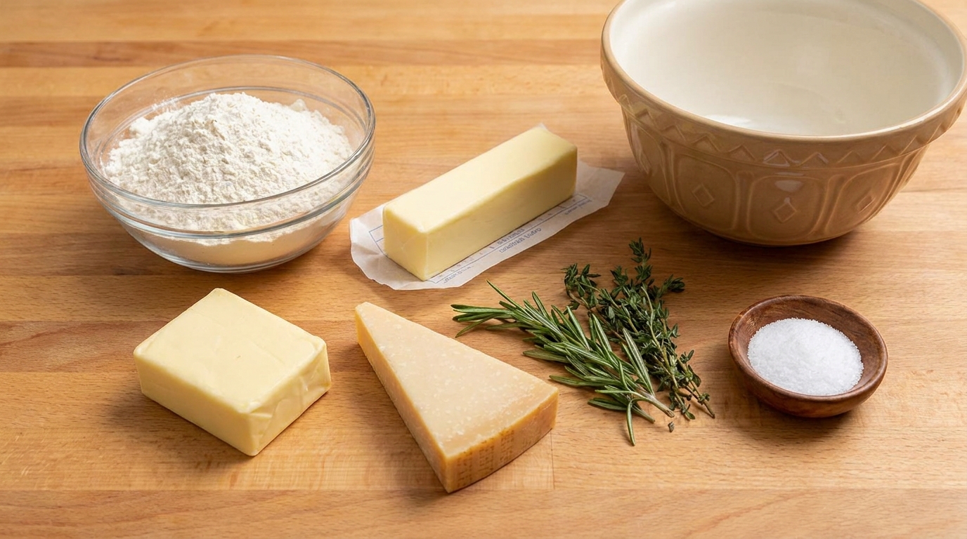 découvrez une recette simple et rapide de sablés apéritifs au parmesan et romarin, parfaits pour régaler vos invités avec une touche gourmande et parfumée.