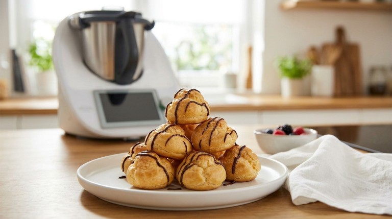 découvrez la recette des profiteroles légères au thermomix, une douceur gourmande alliant plaisir et équilibre pour régaler vos papilles sans culpabilité.