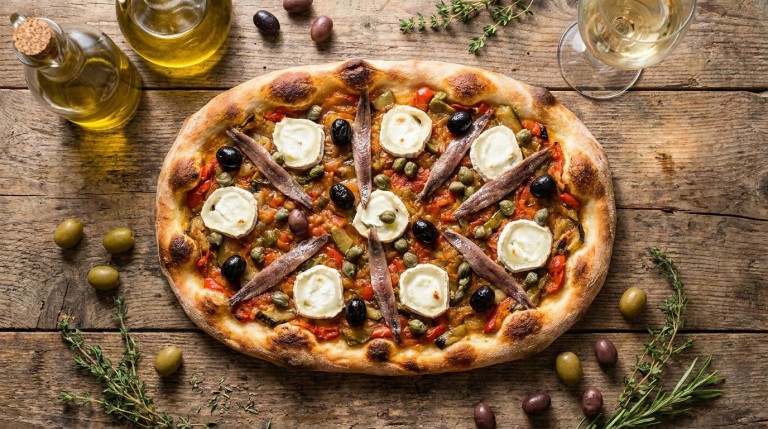 découvrez notre pizza gourmande au fromage de chèvre frais façon majorquine, un délice authentique aux saveurs méditerranéennes qui ravira vos papilles.