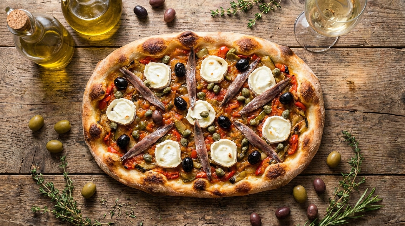 découvrez notre pizza gourmande au fromage de chèvre frais façon majorquine, un délice authentique aux saveurs méditerranéennes qui ravira vos papilles.