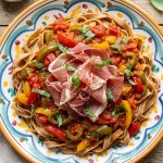 découvrez notre recette de tagliatelles légères à la basquaise, une alliance parfaite entre gourmandise et santé pour un repas savoureux et équilibré.