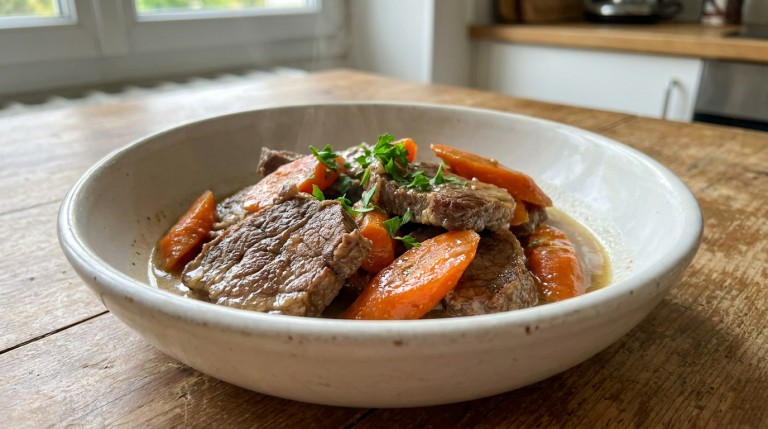 découvrez notre recette express de bœuf aux carottes, légère et savoureuse, idéale pour un repas rapide et équilibré. simple à préparer, cette spécialité traditionnelle ravira vos papilles.